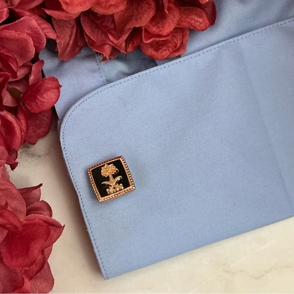 Elegant Rose Gold Palm Tree with Crossed Golf Clubs Cufflinks - Picture 11 of 16